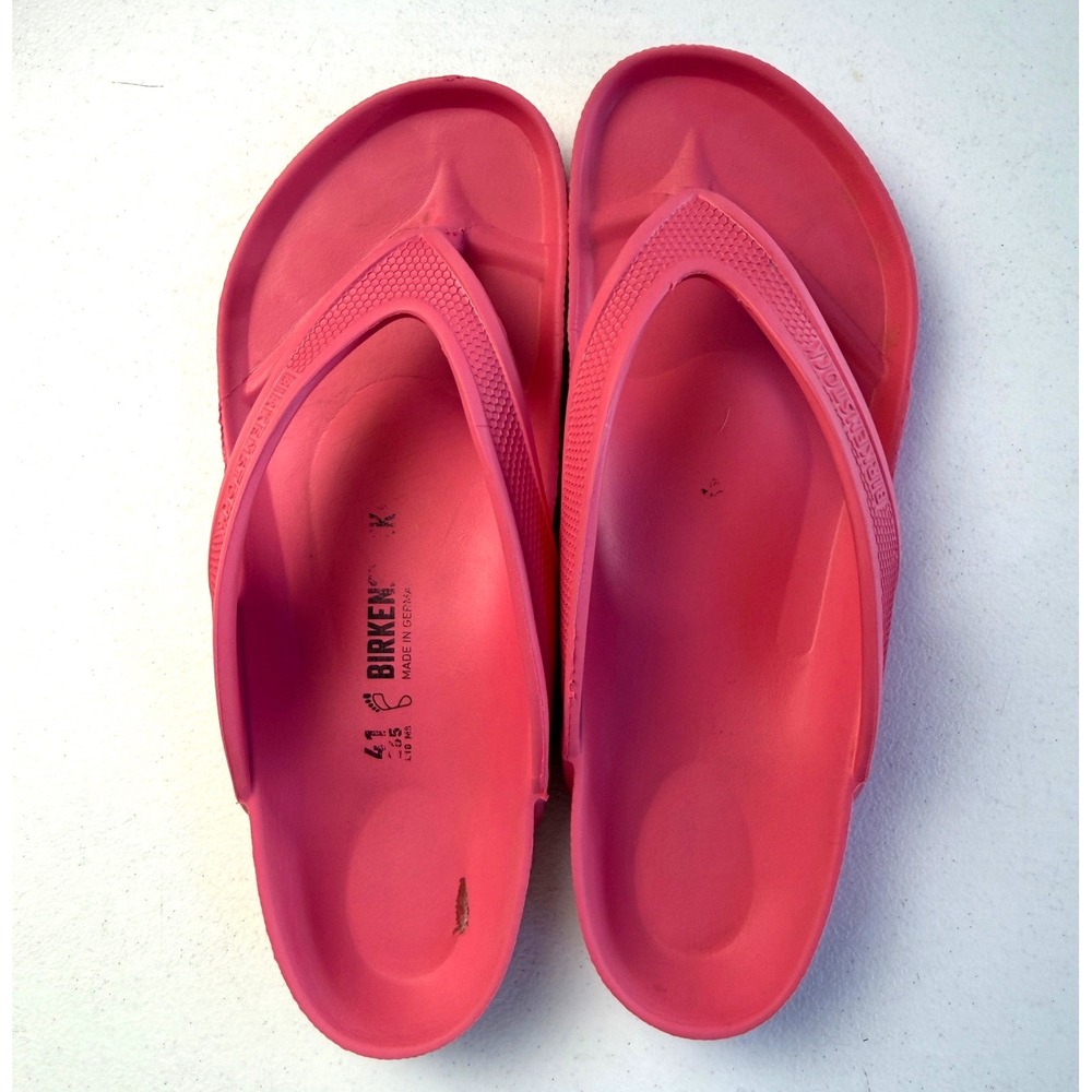 Birkenstock Honolulu EVA Sandals 41 Pink Waterproof Thong Flip Flop Watermelon - Picture 2 of 12